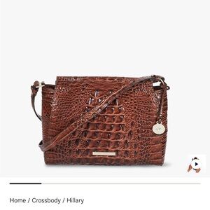 Brahmin Hillary Crossbody Bag in Pecan Melbourne